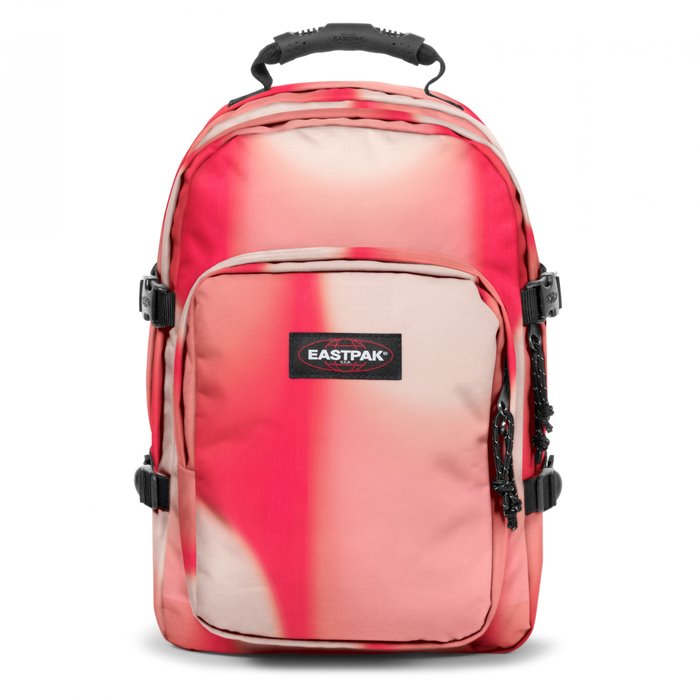 Eastpak Provider laptoptartós hátizsák kézi fogós sok zsebes batikolt pink