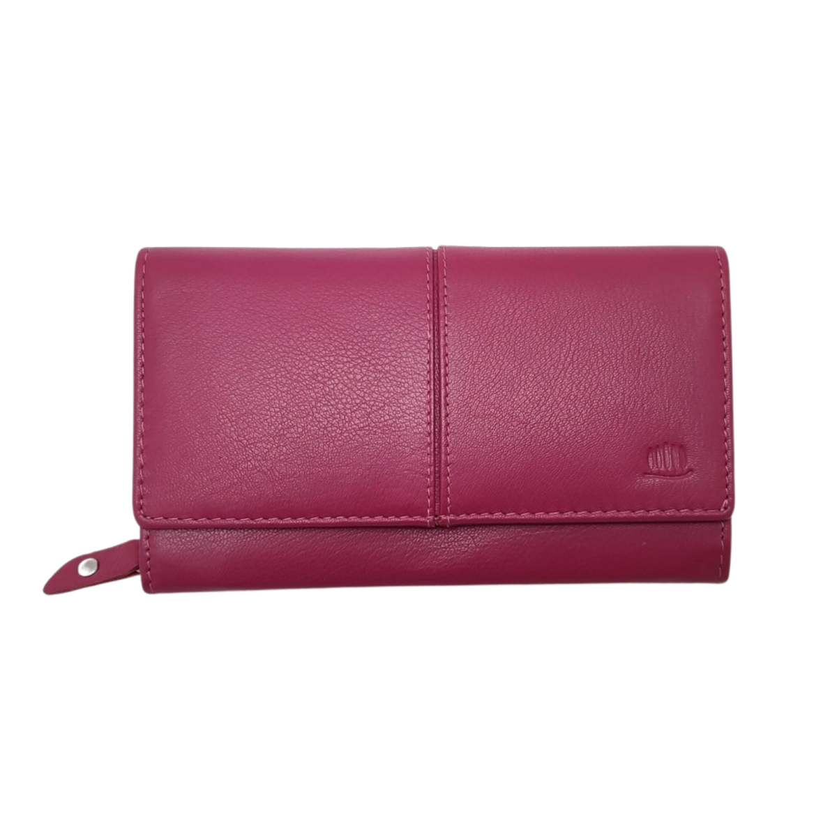 Pink bőr női nagy pénztárca Carelli