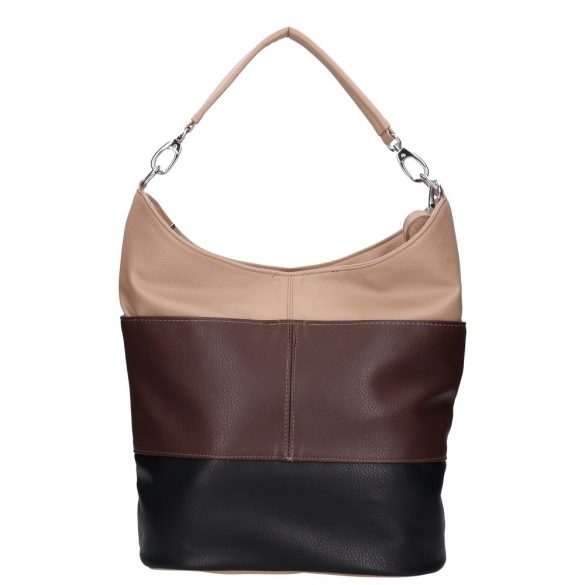 Karen négy zsebes női táska nagy táska többszínű barna