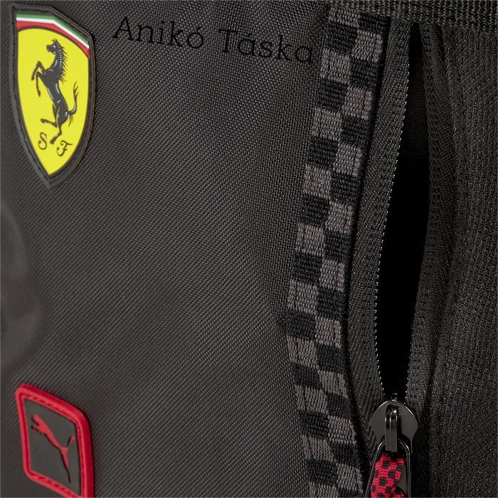 Ferrari vászon vékony átvetős táska fekete Puma20