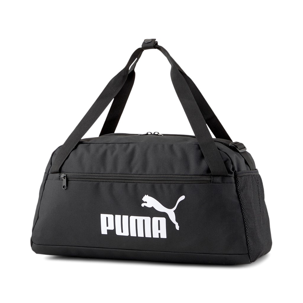 Puma kis sporttáska egyenes cipzáras fekete