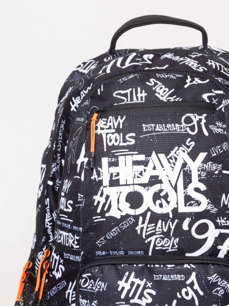 HeavyTools laptoptartós hátizsák graffity