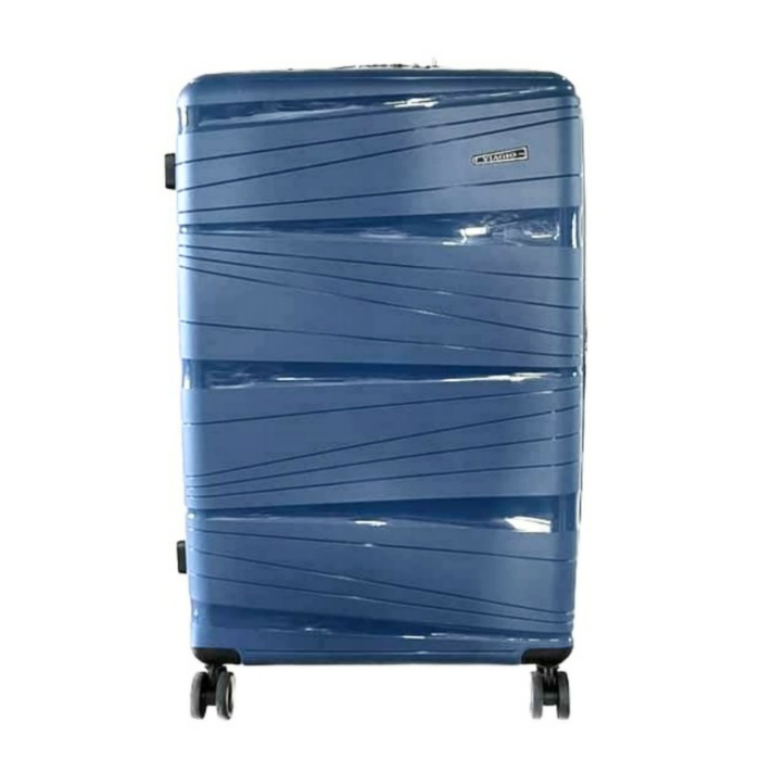 Extra rugalmas bőrönd szett
négy kerekes polipropilén tenger kék 