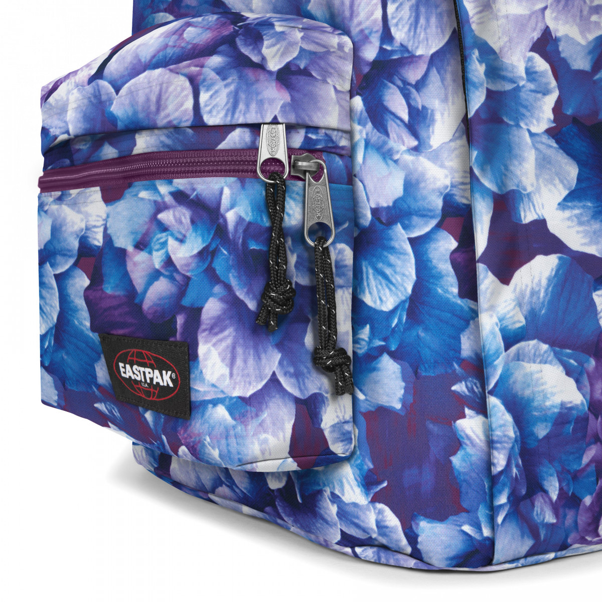 Eastpak Office Zipplr laptoptartós hátizsák kék kerti virágok