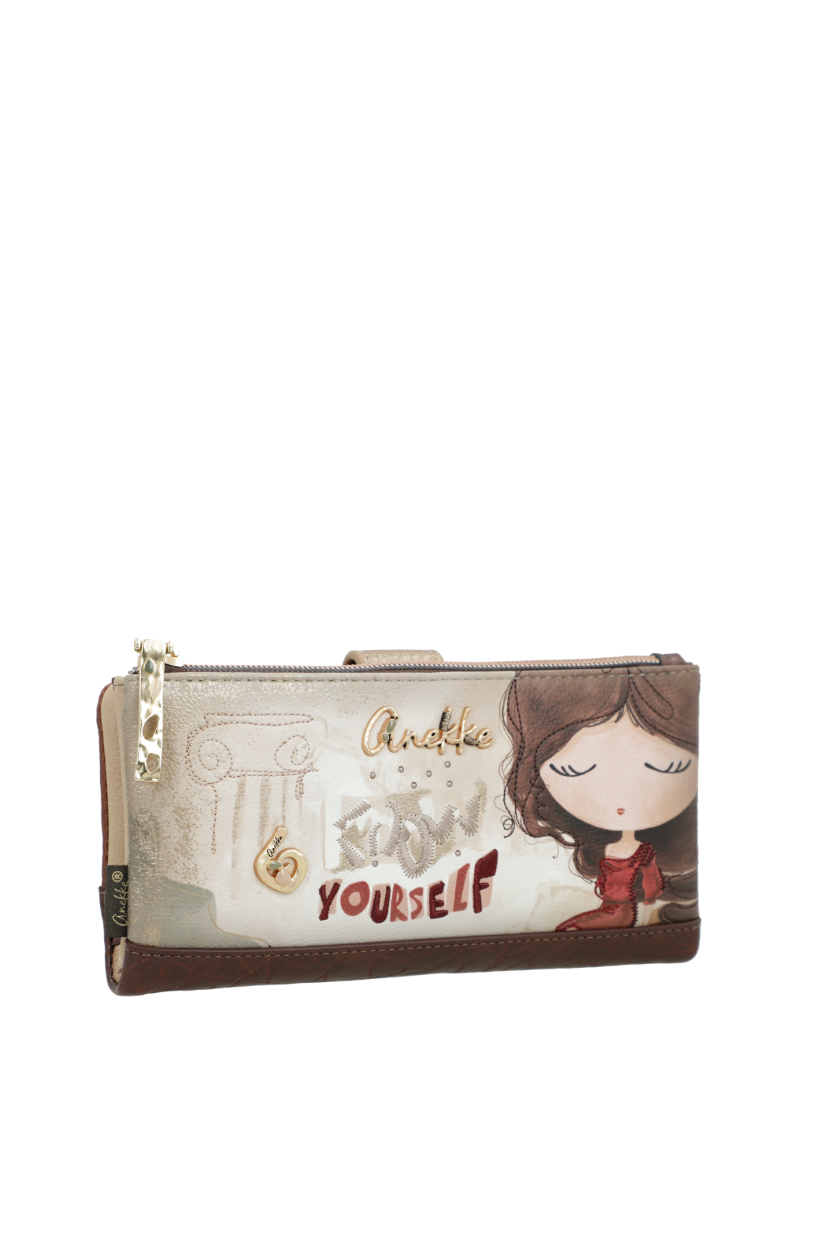 Anekke sokkártyatartós nagy, hosszú pénztárca plusz irattartóval MÚZSA