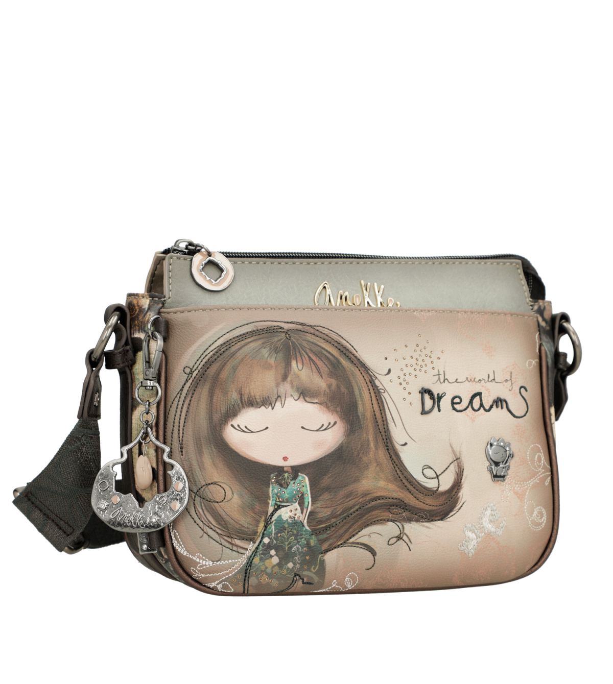 ANEKKE válltáska 3 zsebes Real