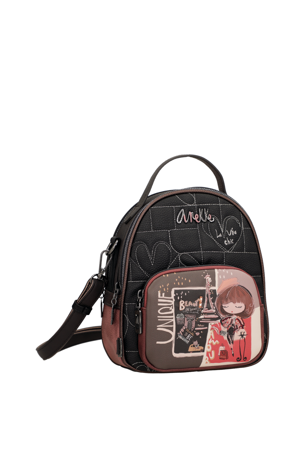 ANEKKE 2 az 1-ben válltáska hátizsák MADEMOISELLE