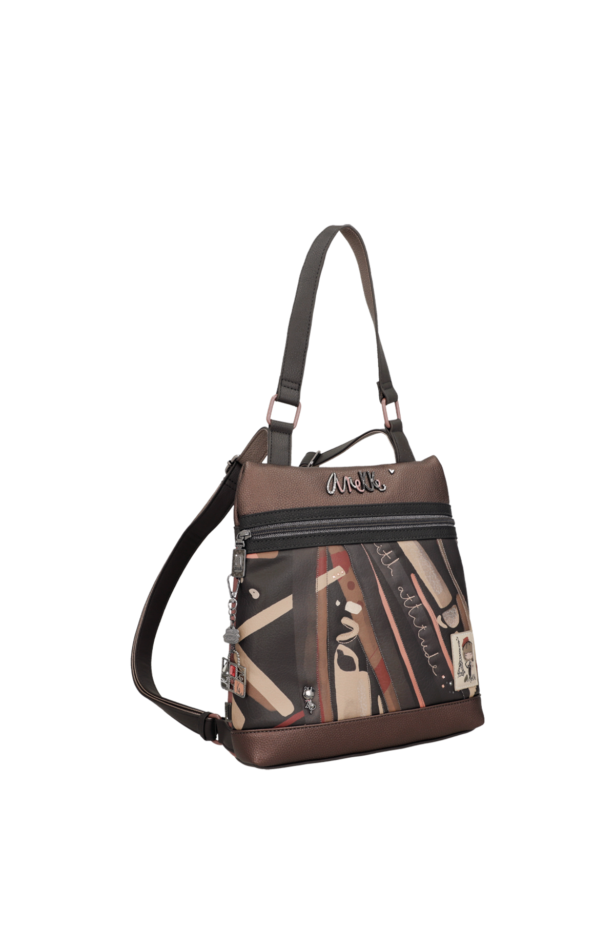 Anekke 2 az 1-ben hátizsák és válltáska PÁRIZS