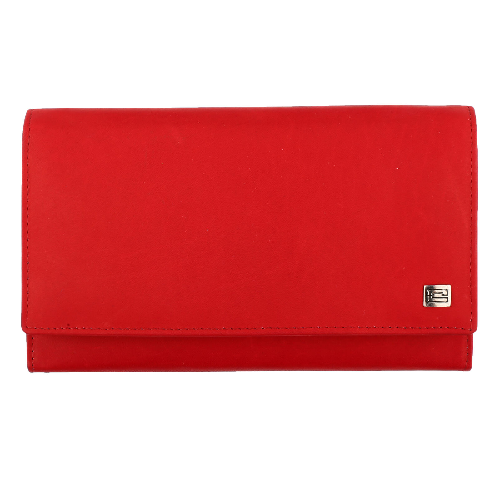 Női hosszú piros valódi bőr pénztárca-Choice