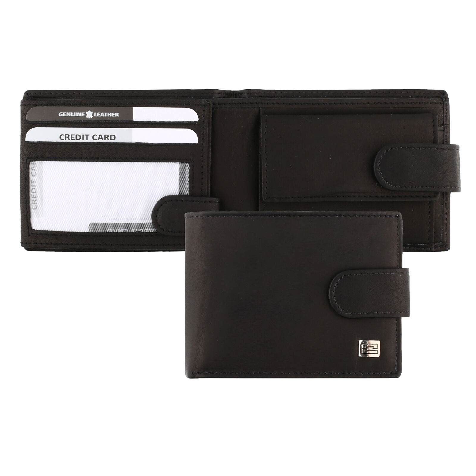 Choice férfi belül kapcsos pénztárca fekete