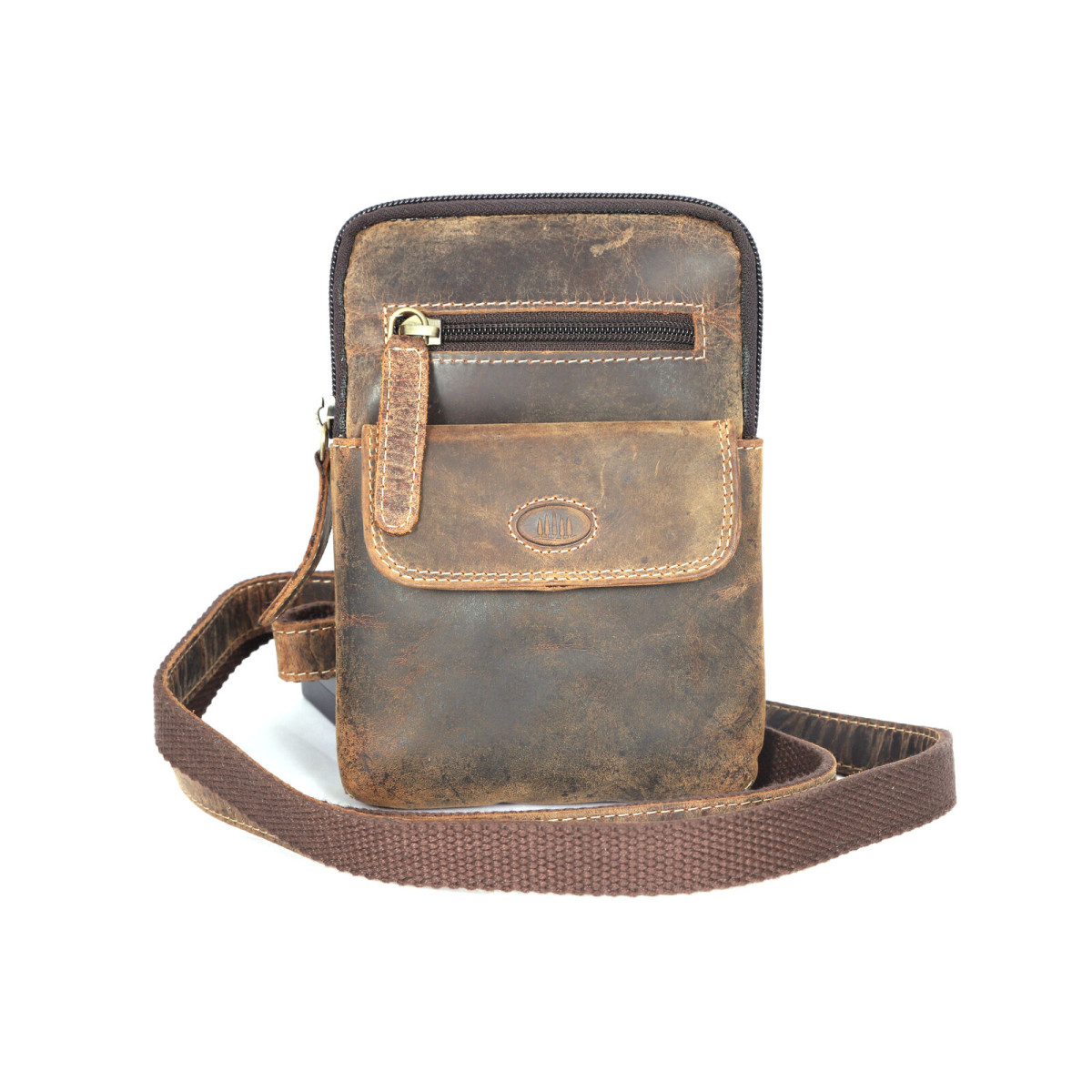 Giorgio Carelli kis méretű zsírosbőr férfi  oldaltáska