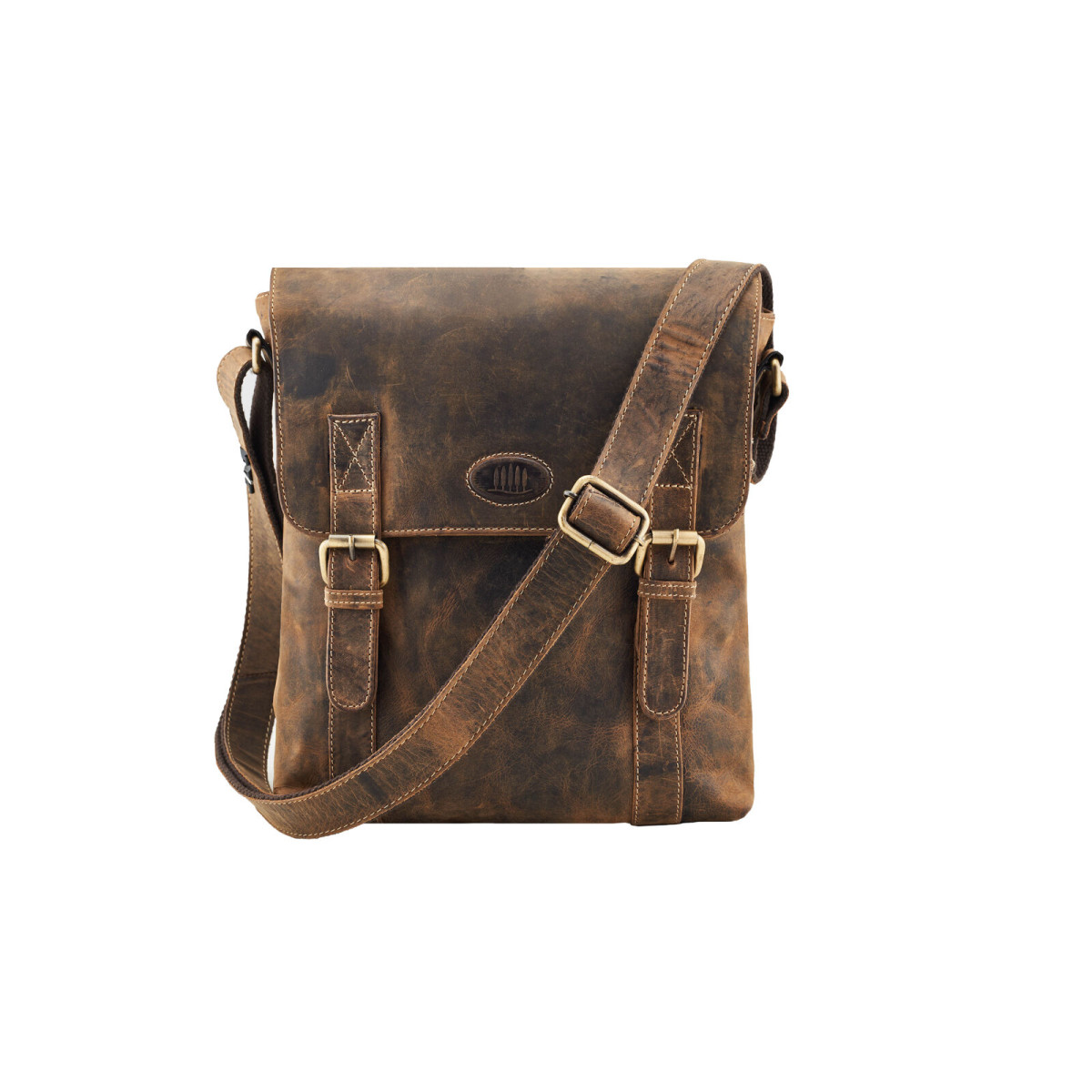 Giorgio Carelli nagy méretű zsírosbőr férfi oldaltáska