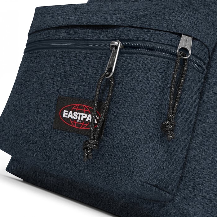 Eastpak Padded zippl egyszerű hátizsák kulacstartós laptoptartós farmerkék